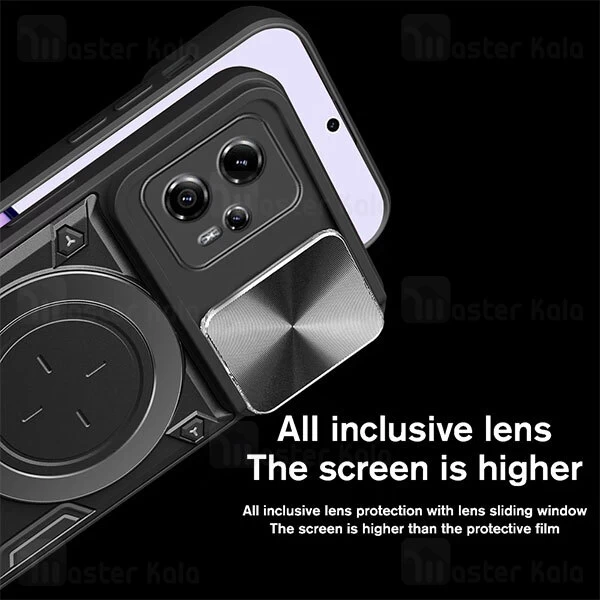 قاب ضد ضربه مگنتی Motorola Moto G23 Magnetic Support Case دارای محافظ دوربین