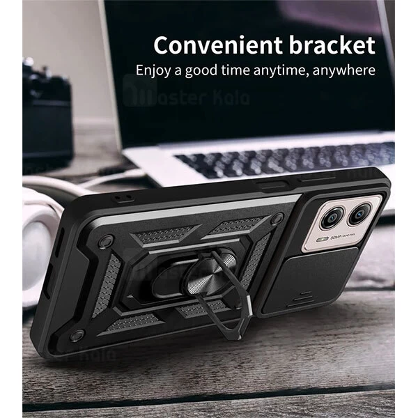 گارد محافظ ضد ضربه انگشتی Motorola Moto G23 SHUNIJA Case دارای محافظ دوربین