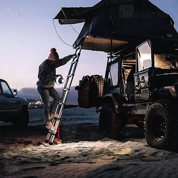 چراغ مطالعه و چراغ قوه دو کاره پرودو Porodo 2 in 1 Compact Outdoor Lantern PD-LS2IN1DLT برد 80 متر