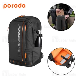 کوله پرودو Porodo PDX534 Gaming Water Resistand PU Laptop Backpack مناسب برای لپ تاپ 15 اینچی