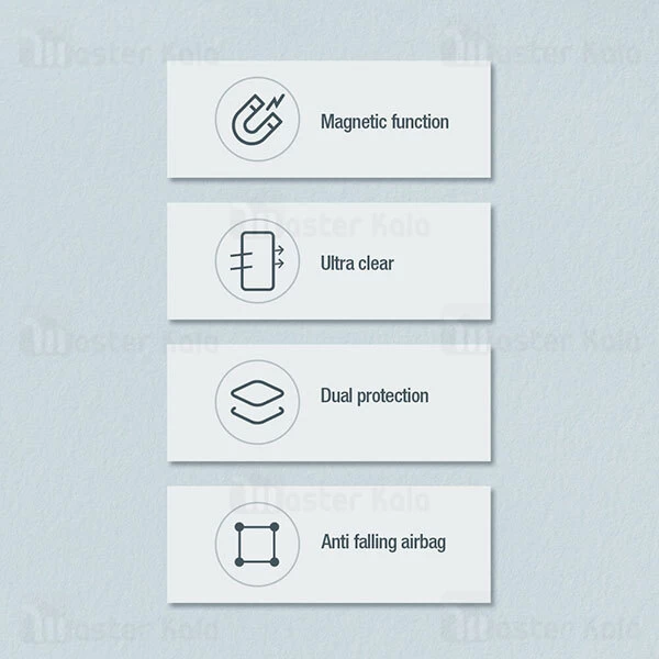 قاب محافظ مگنتی نیلکین سامسونگ Samsung Galaxy S24 Ultra Nillkin Nature TPU Pro Magnetic Case