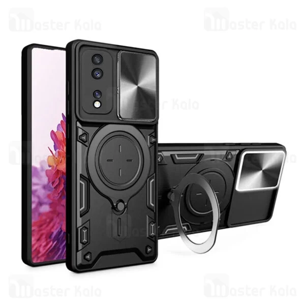 قاب ضد ضربه مگنتی Honor 70 Magnetic Support Case دارای محافظ دوربین