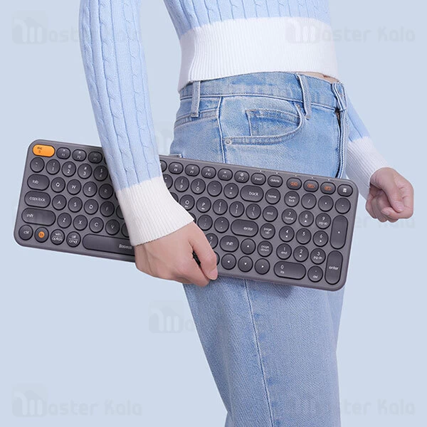 کیبورد بلوتوثی سه حالته بیسوس Baseus Tri-Mode Keyboard K01A