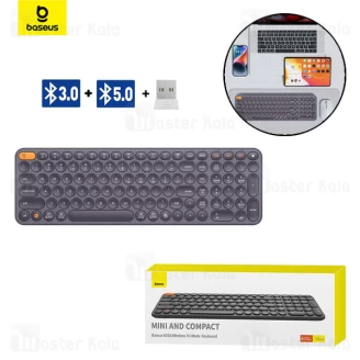 کیبورد بلوتوثی سه حالته سایلنت بیسوس Baseus K01A Tri-Mode Keyboard