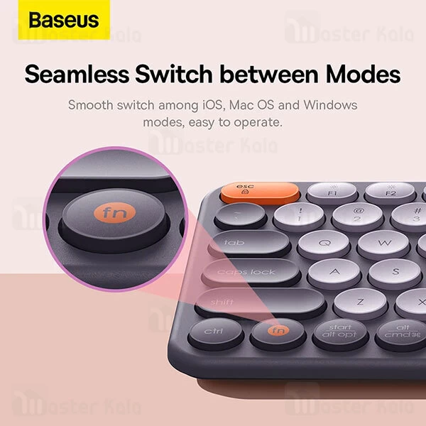 کیبورد بلوتوثی سه حالته بیسوس Baseus Tri-Mode Keyboard K01A