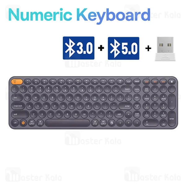 کیبورد بلوتوثی سه حالته بیسوس Baseus Tri-Mode Keyboard K01A