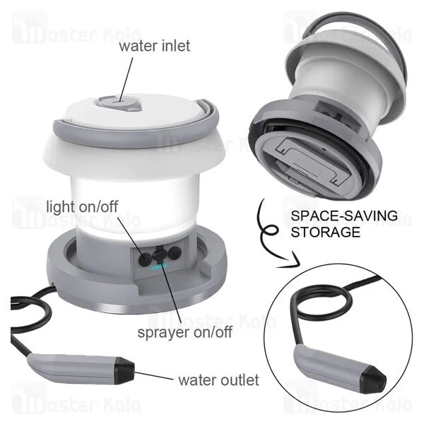 بیده قابل حمل گرین لاین Green Lion 2 in 1 Electric Portable Bidet GN2IN1EBDTWH