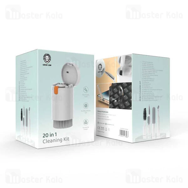کیت تمیز کننده چند کاره گرین لاین Green Lion 20 in 1 Cleaning Kit GN20IN1CKITWH
