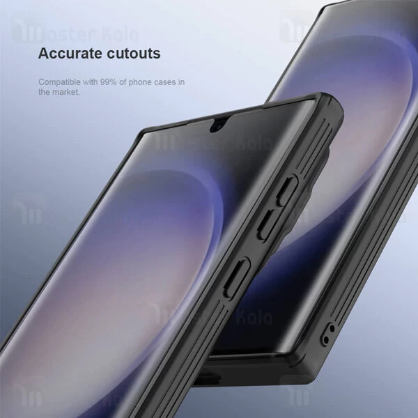 پک 2تایی محافظ صفحه خمیده تمام صفحه تمام چسب نیلکین Samsung Galaxy S24 Ultra Nillkin Impact Film