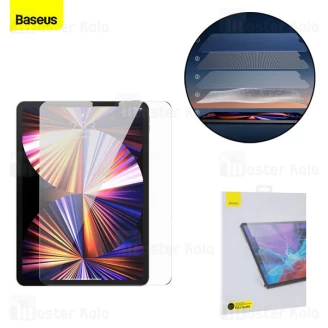 محافظ صفحه شیشه ای تمام صفحه بیسوس iPad Pro 12.9 inch 1 / 2 / 3 Gen Baseus Full Glass SGBL021202
