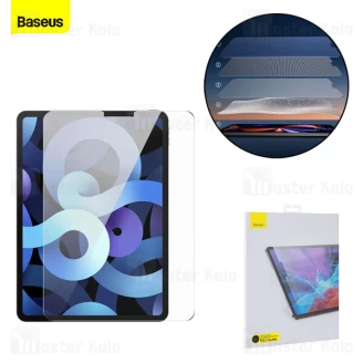 محافظ صفحه شیشه ای تمام صفحه iPad Pro 11 inch 1 / 2 / 3 Gen / Air 2020 Baseus Full Glass SGBL021102