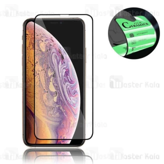 محافظ صفحه نانو سرامیک تمام صفحه و تمام چسب آیفون Apple iPhone 11 / XR Glass