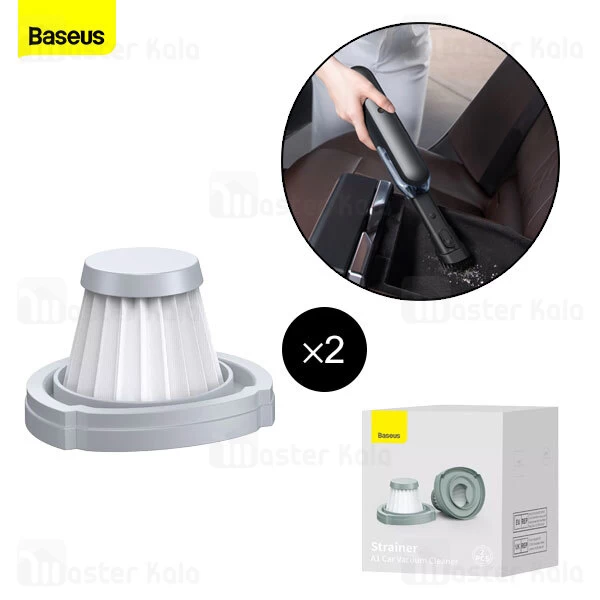 فیلتر جارو شارژی Baseus A1 Car Vacuum Cleaner Strainer VCAQ010113 2pcs