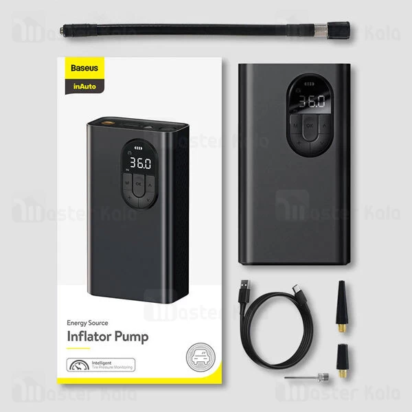 کمپرسور باد بیسوس Baseus Energy Source Inflator Pump Wireless Air Pump CRNL040001 توان 54 وات