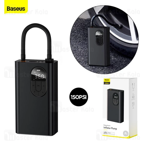 کمپرسور باد بیسوس Baseus Energy Source Inflator Pump Wireless Air Pump CRNL040001 توان 54 وات