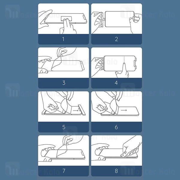 محافظ نانو Xiaomi 12 Full Screen Curved Surface Water Gel Protector Baseus SGSL000702 2pcs