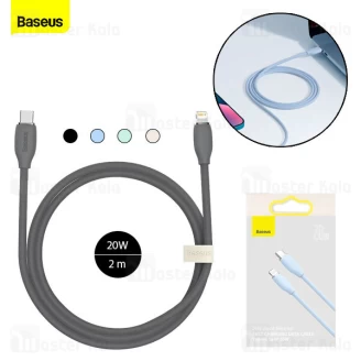 کابل لایتنینگ به Type C بیسوس Baseus Jelly Liquid Silica Gel CAGD020101 طول 2 متر توان 20 وات