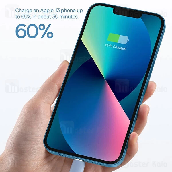 کابل لایتنینگ به Type C بیسوس Baseus Jelly Liquid Silica Gel CAGD020101 Type C to Lightning Data And Charging Cable 20W