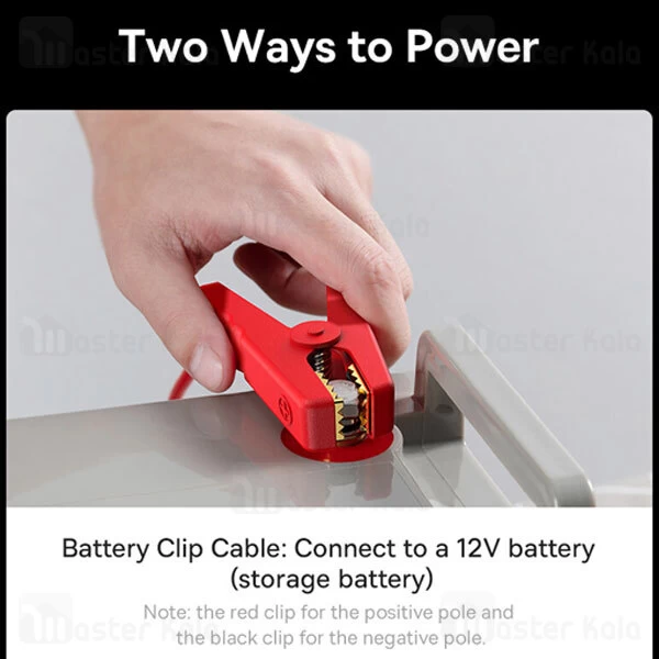 چند راهی بیسوس Baseus Super Si Power Inverter 500W CN EU 220V CGNB000101 ولتاژ 220 ولت