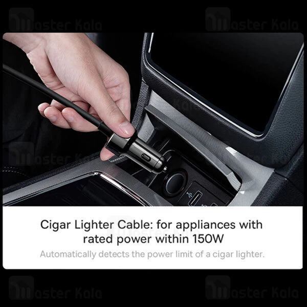 چند راهی بیسوس Baseus Super Si Power Inverter 500W CN EU 220V CGNB000101 ولتاژ 220 ولت