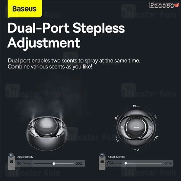 خوشبو کننده هوای خودرو Baseus Wisdom Car Smart Atomized Air Freshener CNZX020001