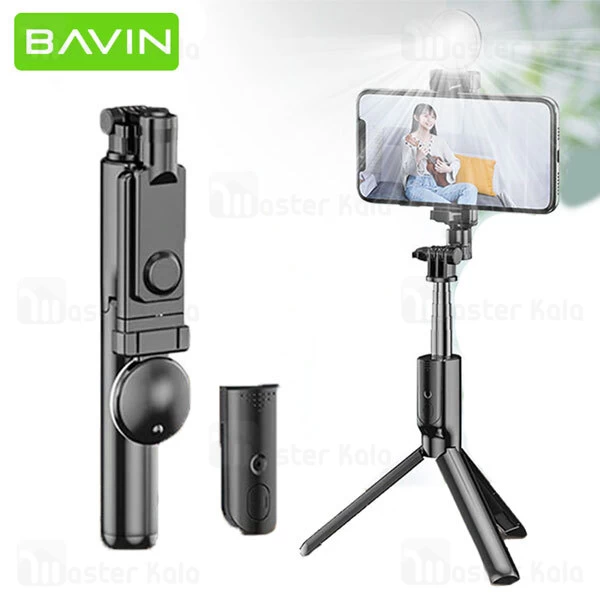مونوپاد و سه پایه بلوتوثی Bavin AP-01 Mini Live Broadcast Selfie Stick