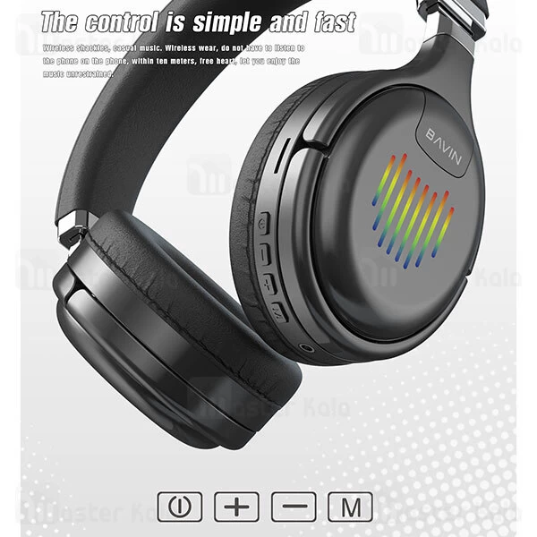 هدفون بلوتوث باوین Bavin BH26 Wireless Over-Ear Headphone