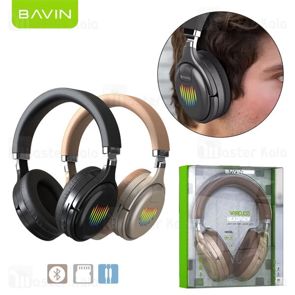 هدفون بلوتوث باوین Bavin BH26 Wireless Over-Ear Headphone