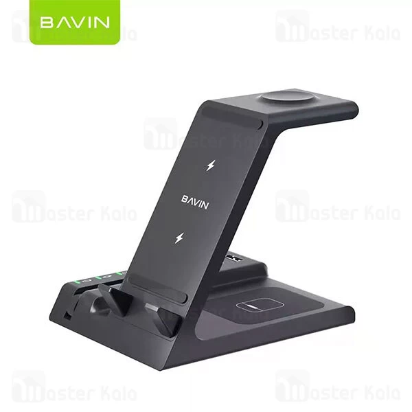 شارژر وایرلس Bavin Vertical Air-cooled Wireless Charger Stand 15W