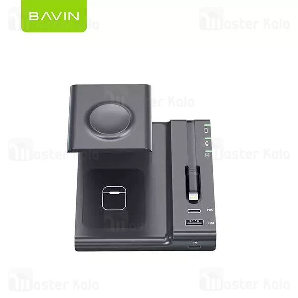 شارژر وایرلس Bavin Vertical Air-cooled Wireless Charger Stand 15W