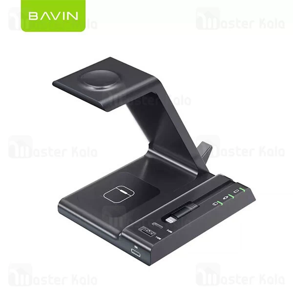 شارژر وایرلس Bavin Vertical Air-cooled Wireless Charger Stand 15W