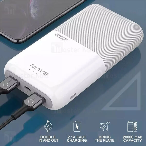 پاوربانک Bavin Pc091 Fast Charge 20000mAh Power bank
