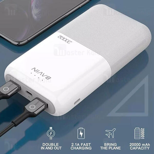 پاوربانک Bavin Pc091 Fast Charge 20000mAh Power bank