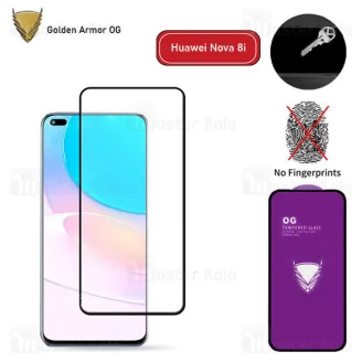 محافظ صفحه شیشه ای تمام صفحه تمام چسب OG هواوی Huawei Nova 8i OG 2.5D Glass