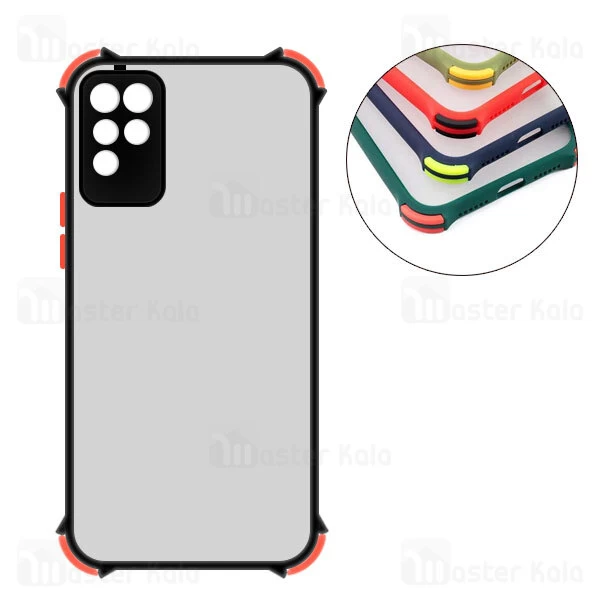 قاب مات ضد ضربه اینفینیکس Infinix Note 10 Shockproof Hybrid Matte Back Case