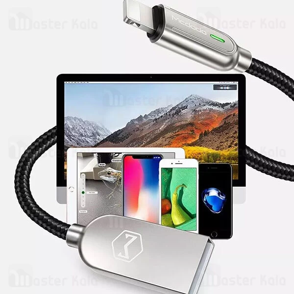 کابل آیفونی Mcdodo CA-5261 Smart Series Auto Disconnect Lightning Data Cable 2.4A 1.2M
