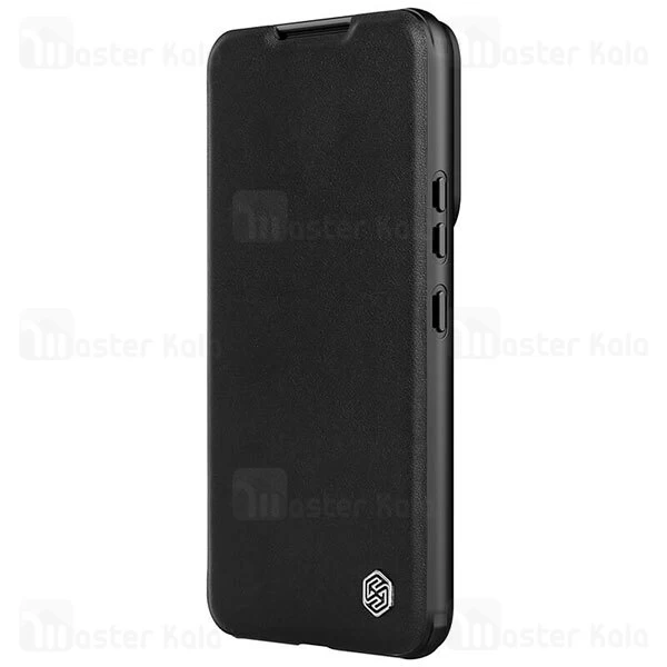 قاب محافظ لنز چرمی Nillkin Qin Pro Leather Case Samsung S22 Sliding Cover