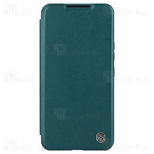 قاب محافظ لنز چرمی Nillkin Qin Pro Leather Case Samsung S22 Sliding Cover