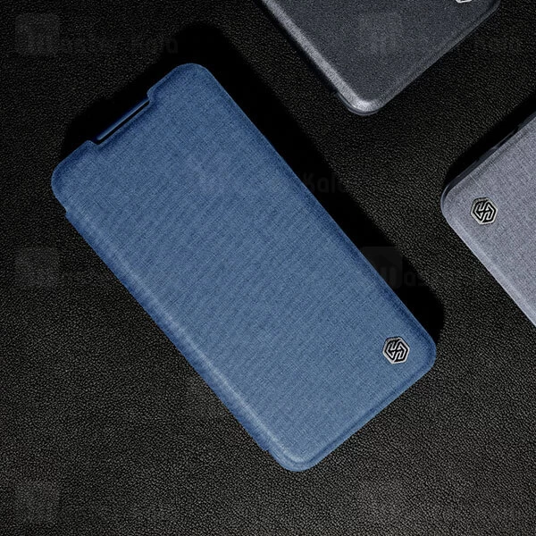 قاب محافظ لنز چرمی Nillkin Qin Pro Leather Case Samsung S22 Sliding Cover