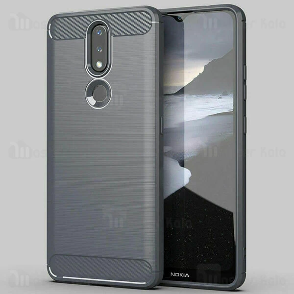 قاب محافظ ژله ای Nokia 2.4 Fiber Carbon Rugged Armor Case