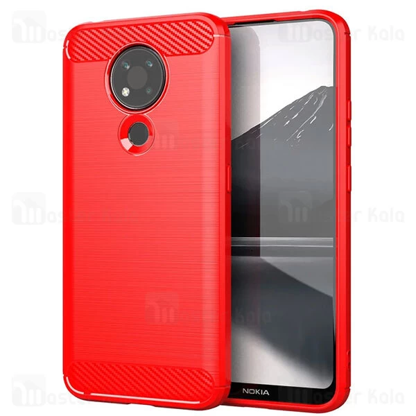 قاب محافظ ژله ای Nokia 3.4 Fiber Carbon Rugged Armor Case