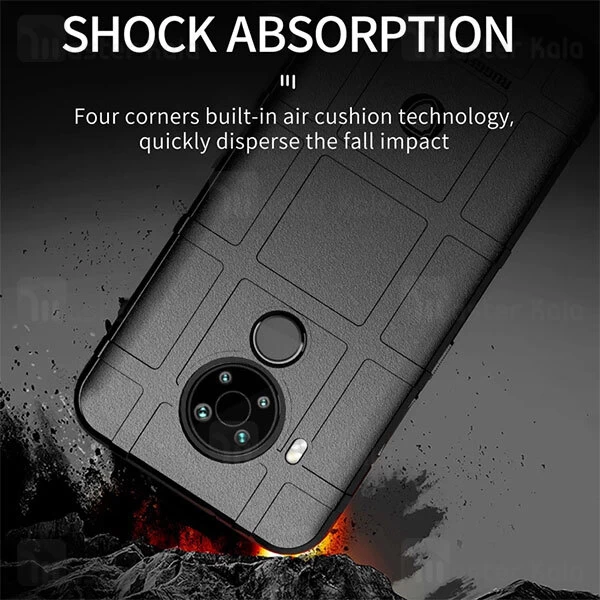 قاب محافظ ژله ای Nokia 5.4 Rugged Shield TPU Protective Case