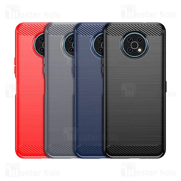 قاب محافظ ژله ای Nokia G50 Fiber Carbon Rugged Armor Case