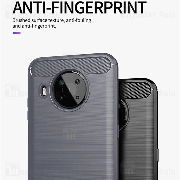 قاب محافظ ژله ای Nokia X10 / X20 Fiber Carbon Rugged Armor Case