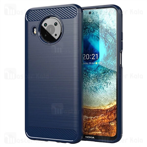 قاب محافظ ژله ای Nokia X10 / X20 Fiber Carbon Rugged Armor Case
