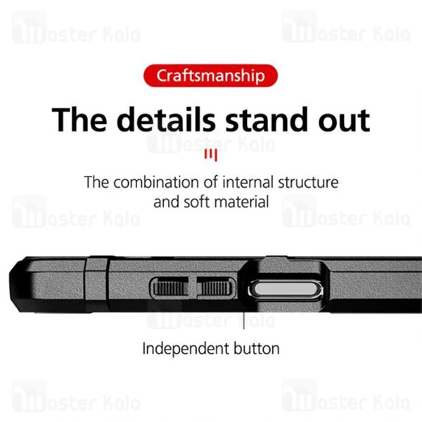 قاب محافظ ژله ای Nokia X10 / X20 Rugged Shield TPU Protective Case
