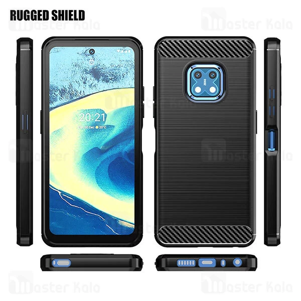 قاب محافظ ژله ای Nokia XR20 Fiber Carbon Rugged Armor Case