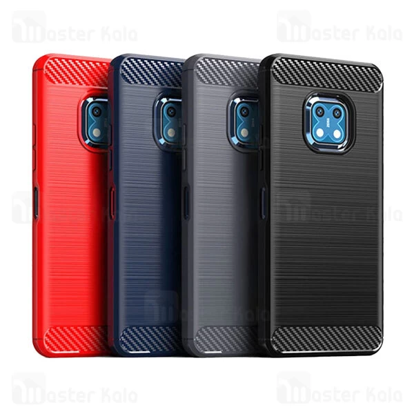 قاب محافظ ژله ای Nokia XR20 Fiber Carbon Rugged Armor Case