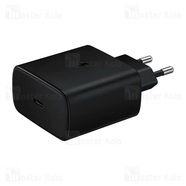 شارژر اصلی سوپر فست شارژ سامسونگ Samsung EP-TA845 Travel Adapter Charger EU توان 45 وات با کابل