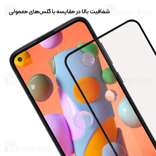 گلس تمام صفحه تمام چسب مانکی سامسونگ Samsung Galaxy A11 / M11 Monkey Premium Glass